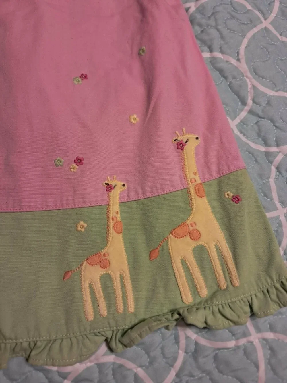 Y2K GYMBOREE JUNGLE FRIENDS 2 PIECE DRESS BLOOMERS 6-12M MTHS NWT
